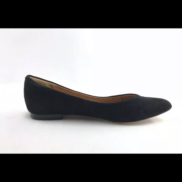 Corso Como Julia Black Suede Pointy Ballet 9 - Picture 2 of 5